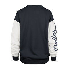 Dallas Cowboys '47 Women's Double Header Rise Andie Pullover Sweatshirt Blue - 47 brand