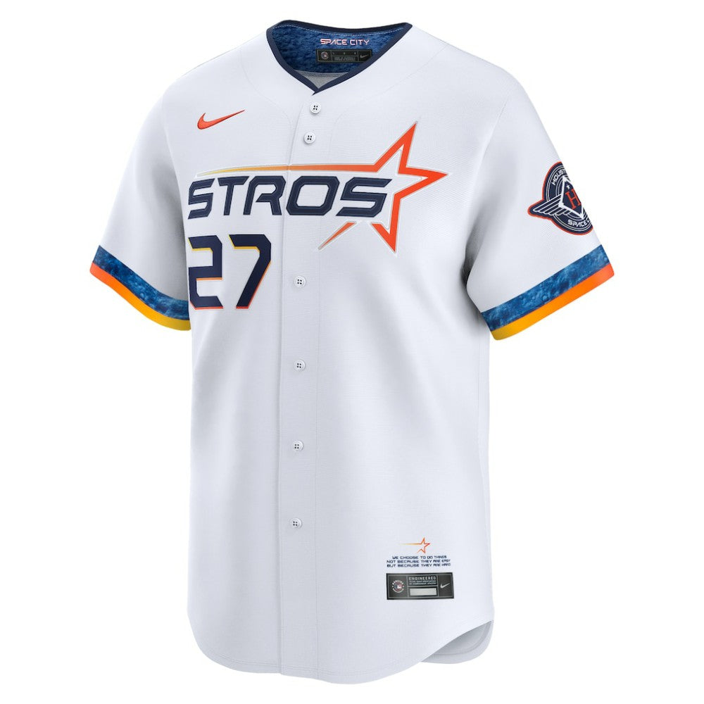 Jose Altuve Houston Astros Nike 2025 City Connect Limited Player Jersey - White | MLB Jerseys