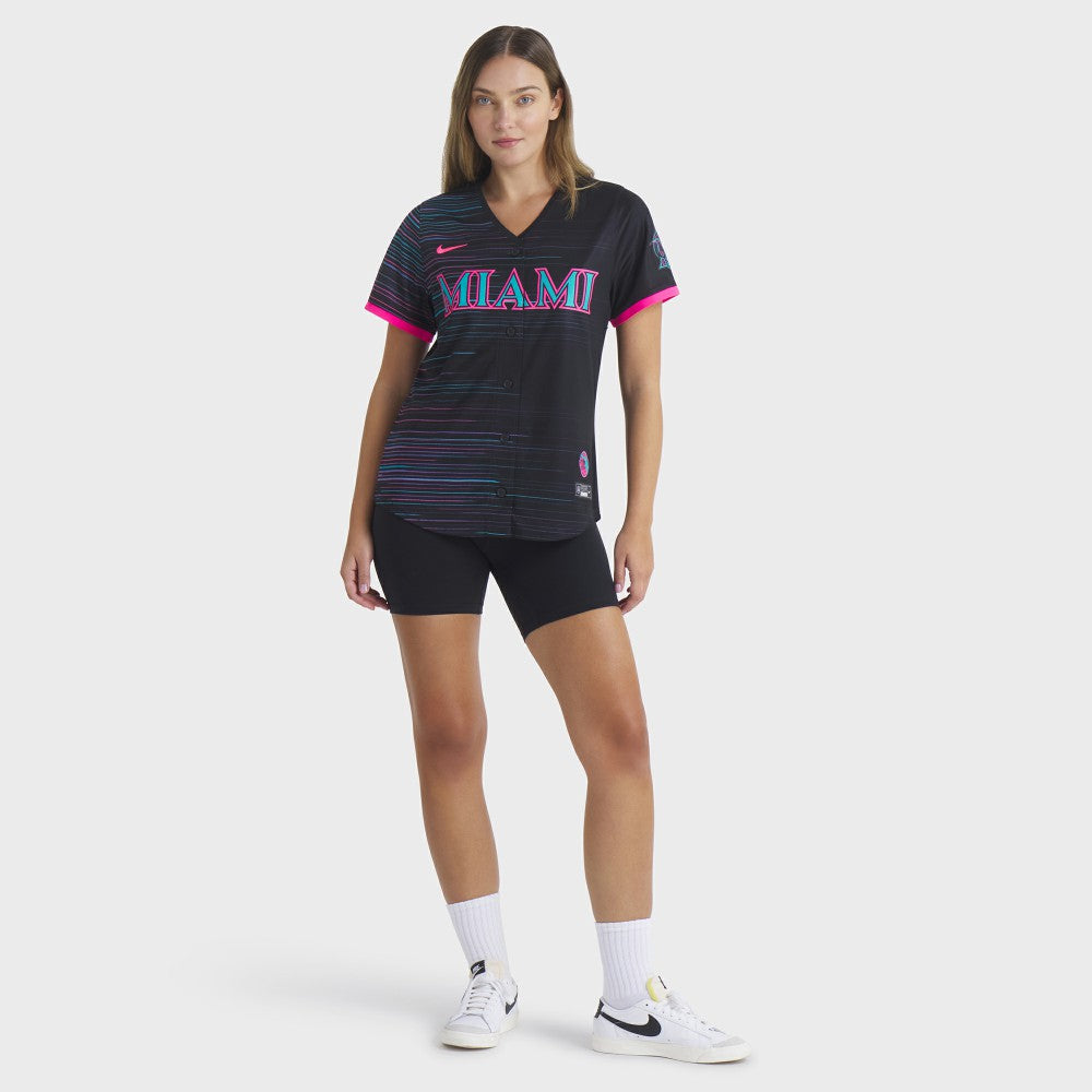 Miami Marlins Nike Women's 2025 City Connect Limited Jersey Sale