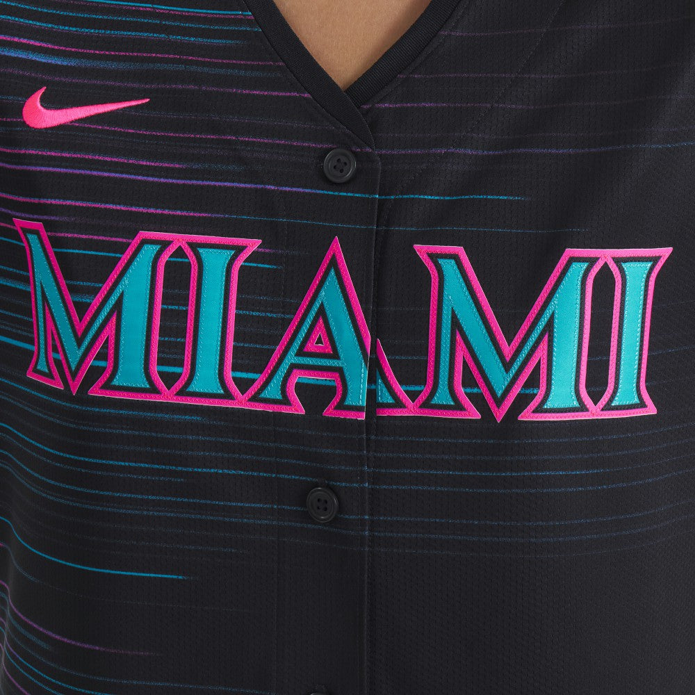 Miami Marlins Nike Women's 2025 City Connect Limited Jersey Sale
