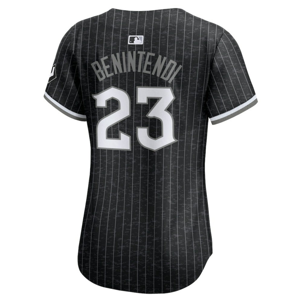 Andrew Benintendi Chicago White Sox Nike Women's City Connect Limited Jersey - Black | MLB Jerseys