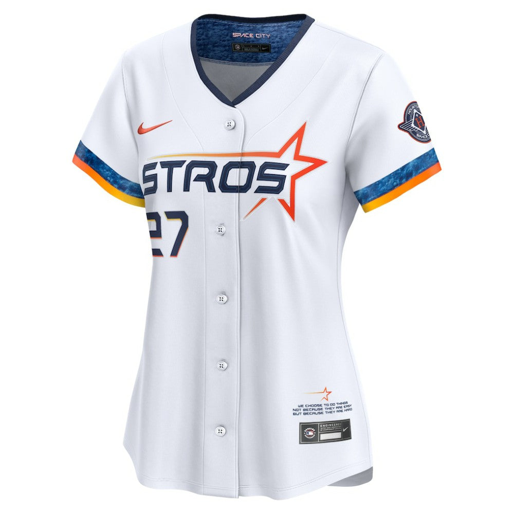 Jose Altuve Houston Astros Nike Women's 2025 City Connect Limited Jersey - White | MLB Jerseys