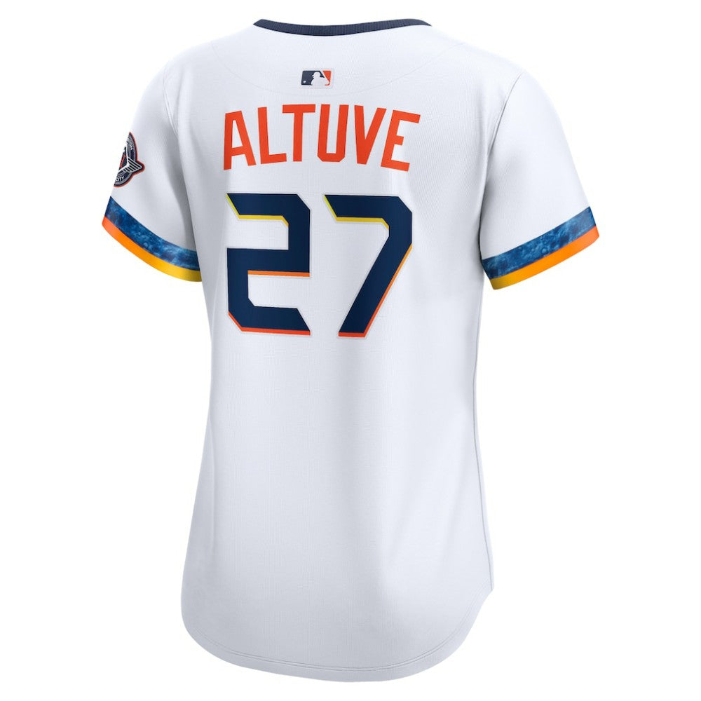 Jose Altuve Houston Astros Nike Women's 2025 City Connect Limited Jersey - White | MLB Jerseys