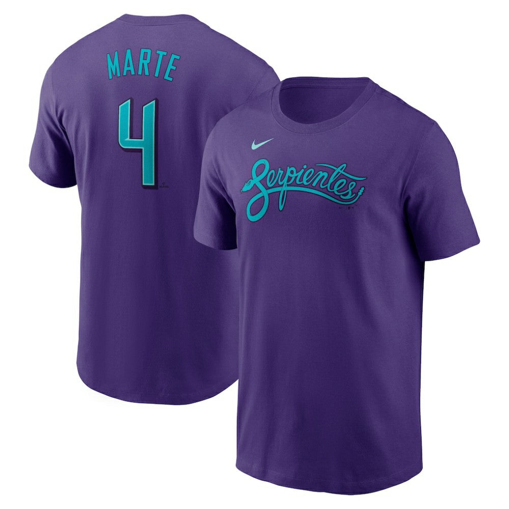 Ketel Marte Arizona Diamondbacks Nike 2025 City Connect Fuse Name & Number T-Shirt On Sale