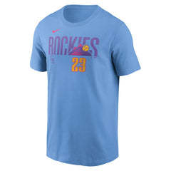 Kris Bryant Colorado Rockies Nike 2025 City Connect Fuse Name & Number T-Shirt discount
