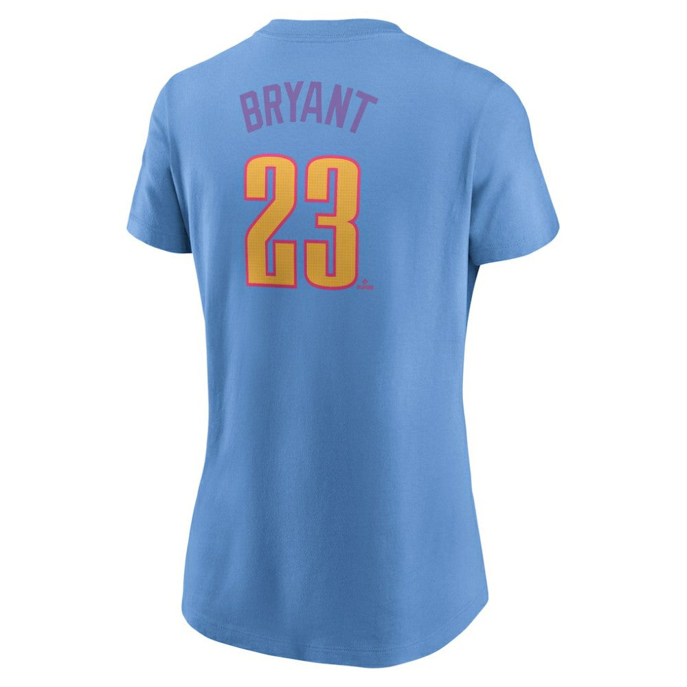 Kris Bryant Colorado Rockies Nike Women's 2025 City Connect Fuse Name & Number T-Shirt Online