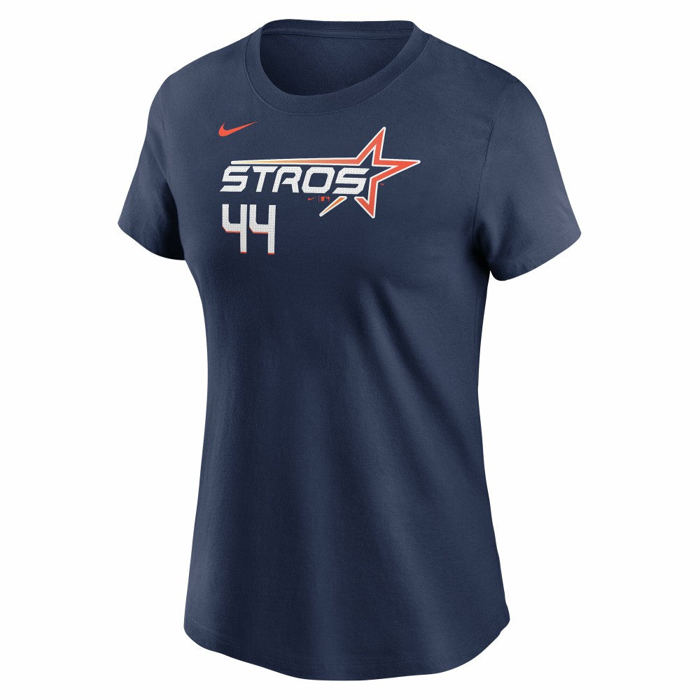 Yordan Alvarez Houston Astros Nike Women's 2025 City Connect Fuse Name & Number T-Shirt for sale