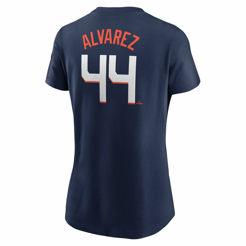 Yordan Alvarez Houston Astros Nike Women's 2025 City Connect Fuse Name & Number T-Shirt for sale