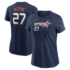 Jose Altuve Houston Astros Nike Women's 2025 City Connect Fuse Name & Number T-Shirt for sale