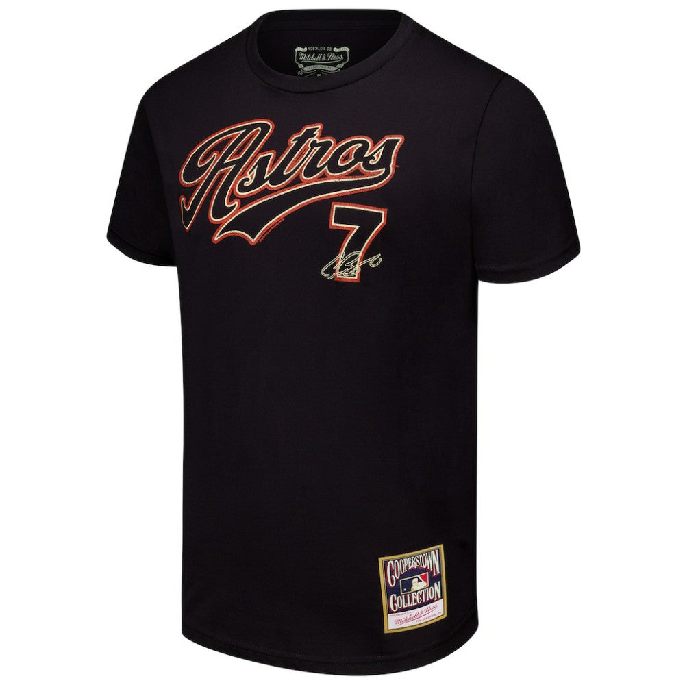 Craig Biggio Houston Astros Mitchell & Ness Cooperstown Collection Player T-Shirt Lifestyle