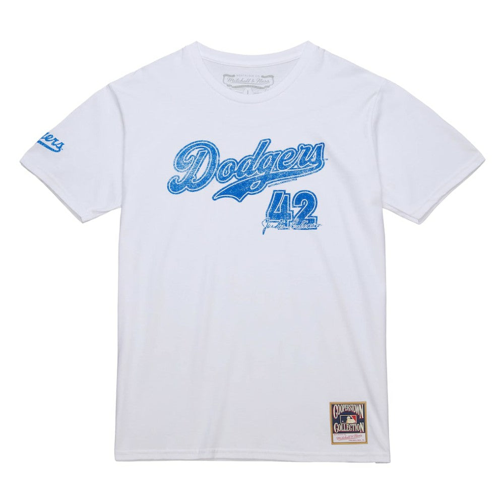 Jackie Robinson Los Angeles Dodgers Mitchell & Ness Cooperstown Collection Player T-Shirt for sale
