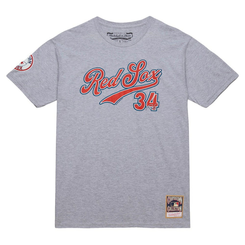 David Ortiz Boston Red Sox Mitchell & Ness Cooperstown Collection Player T-Shirt for sale