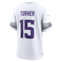 Dallas Turner Minnesota Vikings Alternate Game Jersey White - Nike