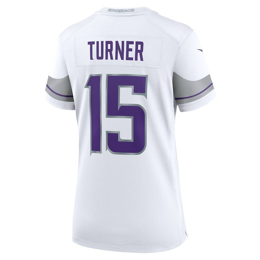 Dallas Turner Minnesota Vikings Women's Alternate Game Jersey White - Nike
