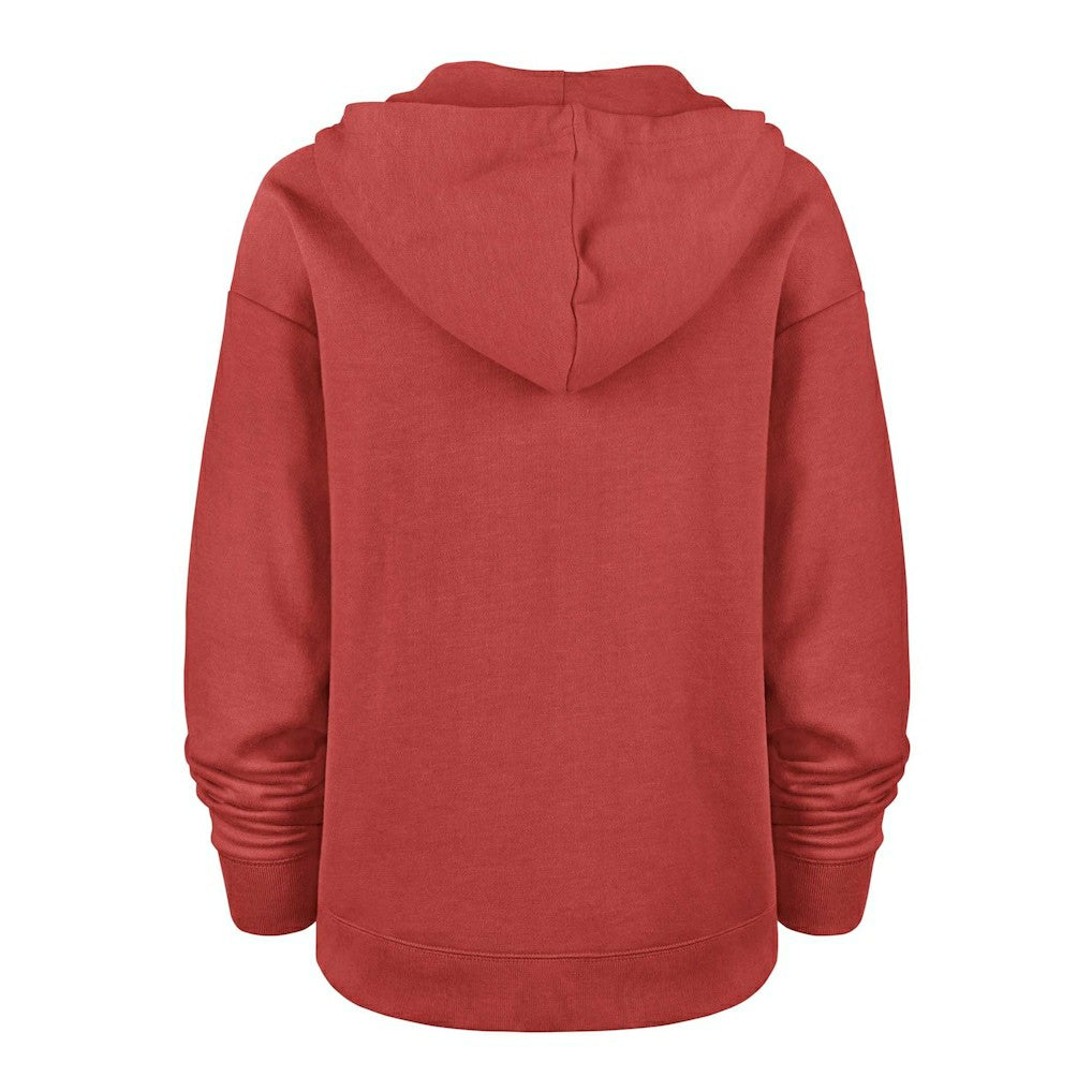 San Francisco 49ers '47 Women's Plus Size Clarity Kennedy Pullover Hoodie Scarlet - 47 brand