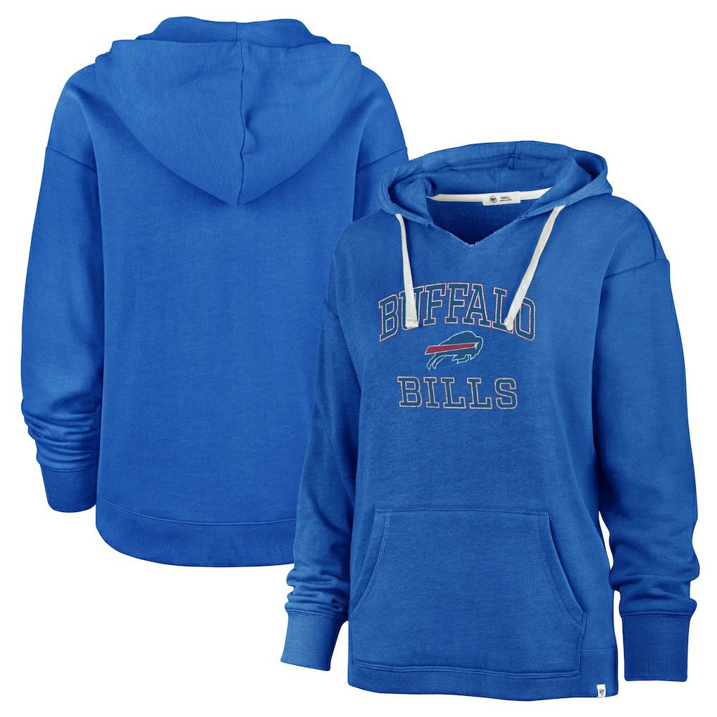 Buffalo Bills '47 Women's Plus Size Clarity Kennedy Pullover Hoodie Royal - 47 brand