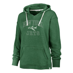 New York Jets '47 Women's Plus Size Clarity Kennedy Pullover Hoodie Kelly Green - 47 brand