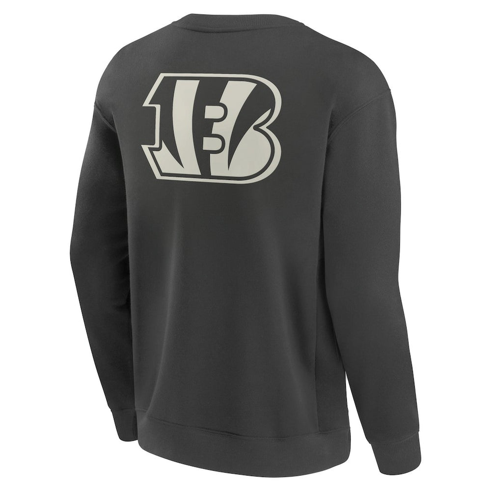 Cincinnati Bengals Elements Future Ground Lettering Pullover Sweatshirt Charcoal - Fanatics
