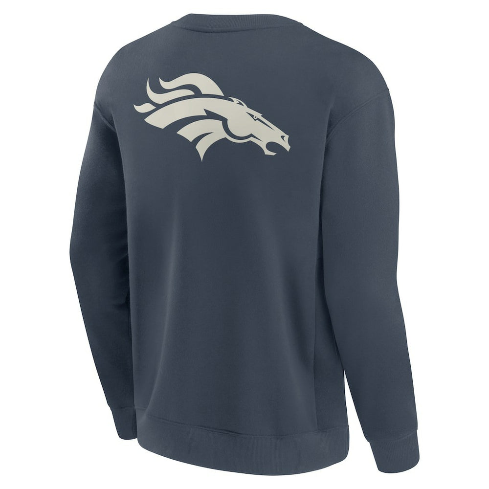 Denver Broncos Elements Future Ground Lettering Pullover Sweatshirt Navy - Fanatics
