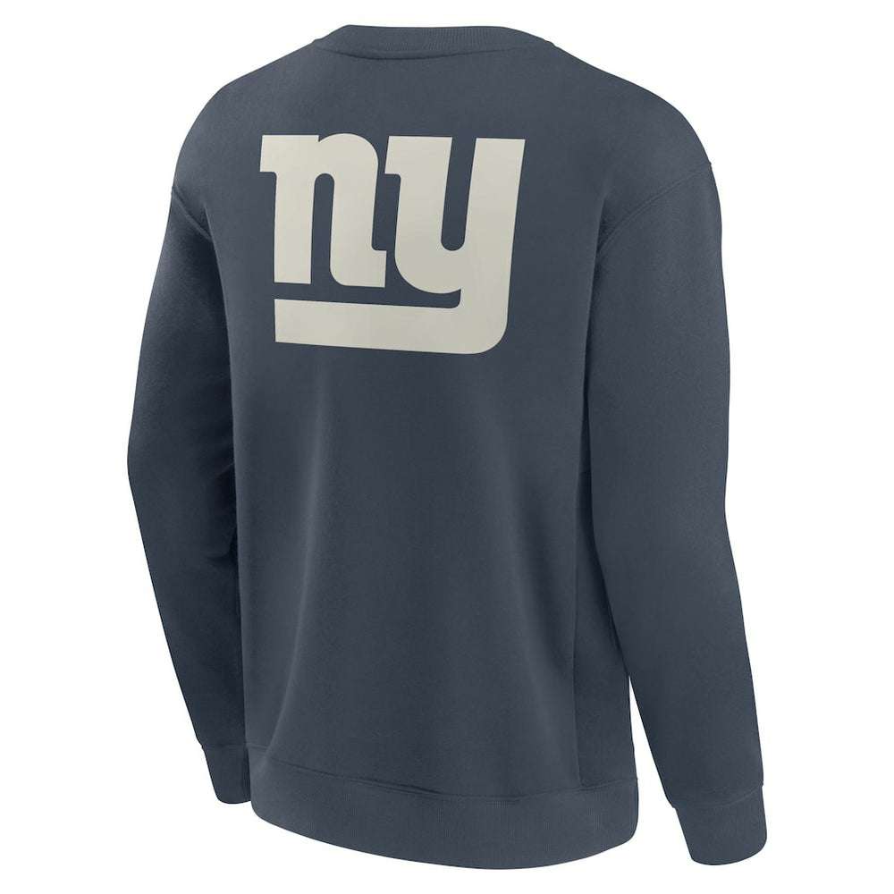 New York Giants Elements Future Ground Lettering Pullover Sweatshirt Navy - Fanatics