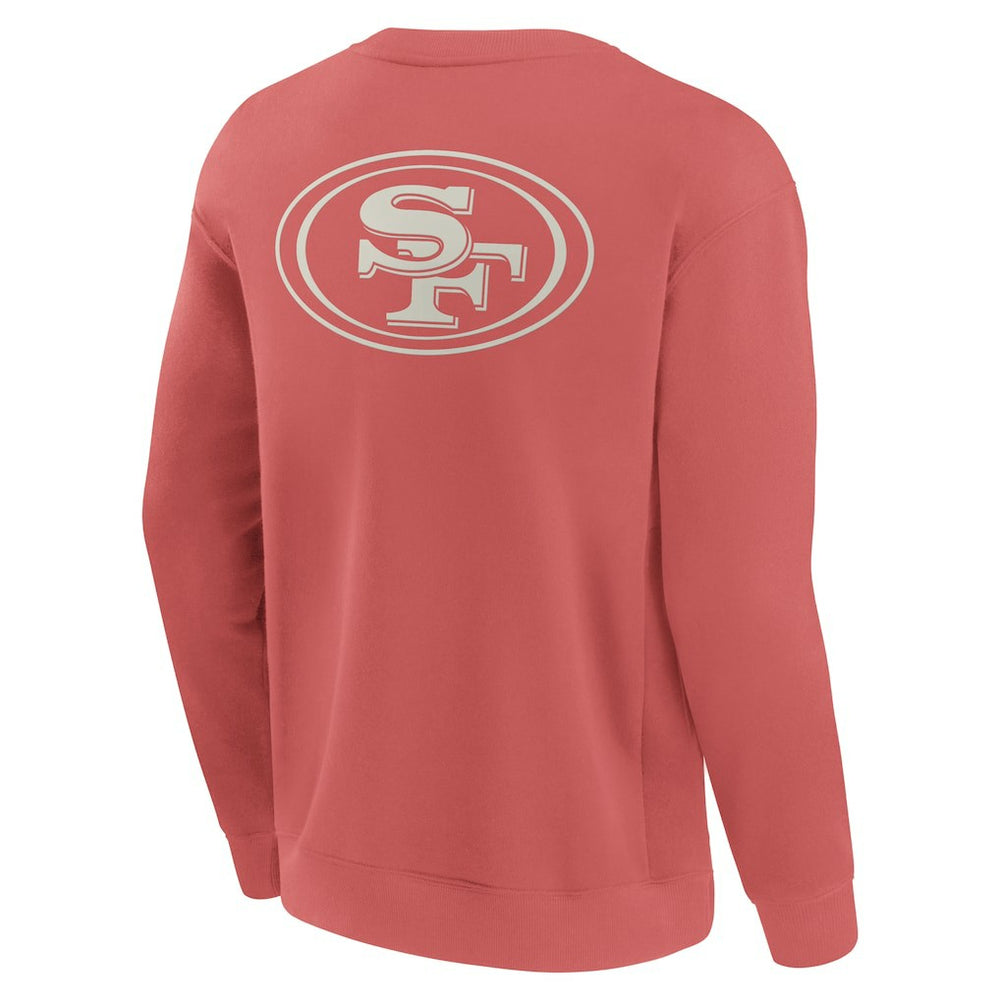 San Francisco 49ers Elements Future Ground Lettering Pullover Sweatshirt Red - Fanatics