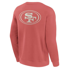San Francisco 49ers Elements Future Ground Lettering Pullover Sweatshirt Red - Fanatics