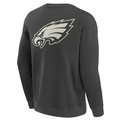Philadelphia Eagles Elements Future Ground Lettering Pullover Sweatshirt Charcoal - Fanatics