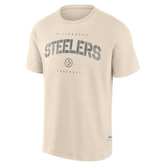 Pittsburgh Steelers Elements Weathered Tonal Future Ground T-Shirt Cream - Fanatics