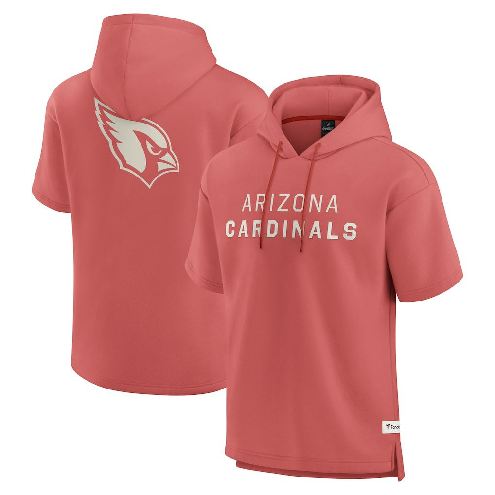Arizona Cardinals Elements Future Ground Lettering Short Sleeve Pullover Hoodie Red - Fanatics