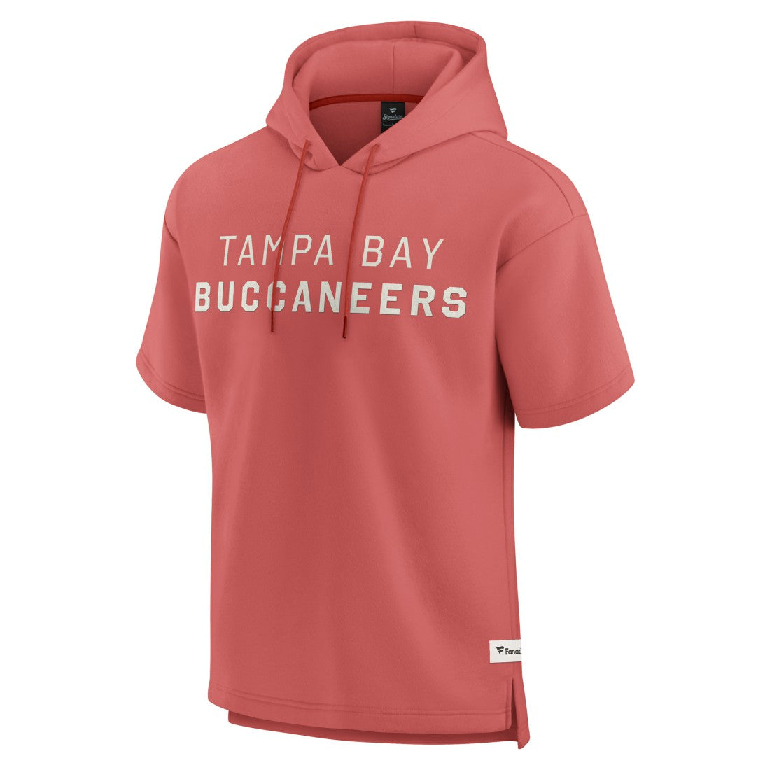 Tampa Bay Buccaneers Elements Future Ground Lettering Short Sleeve Pullover Hoodie Red - Fanatics