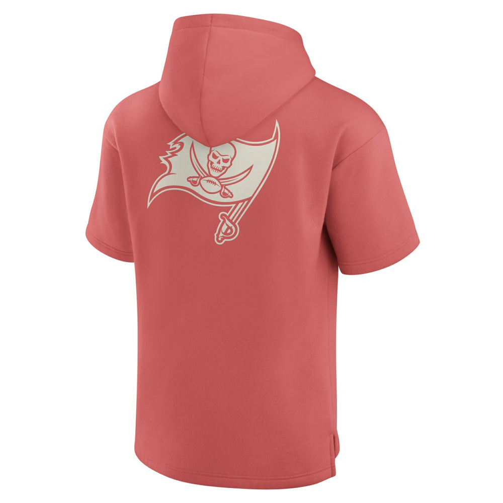 Tampa Bay Buccaneers Elements Future Ground Lettering Short Sleeve Pullover Hoodie Red - Fanatics