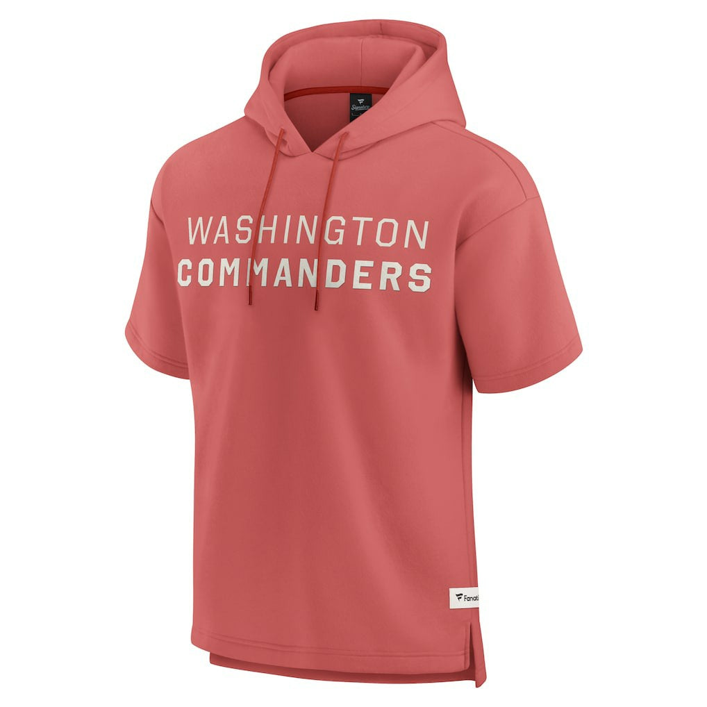 Washington Commanders Elements Future Ground Lettering Short Sleeve Pullover Hoodie Red - Fanatics