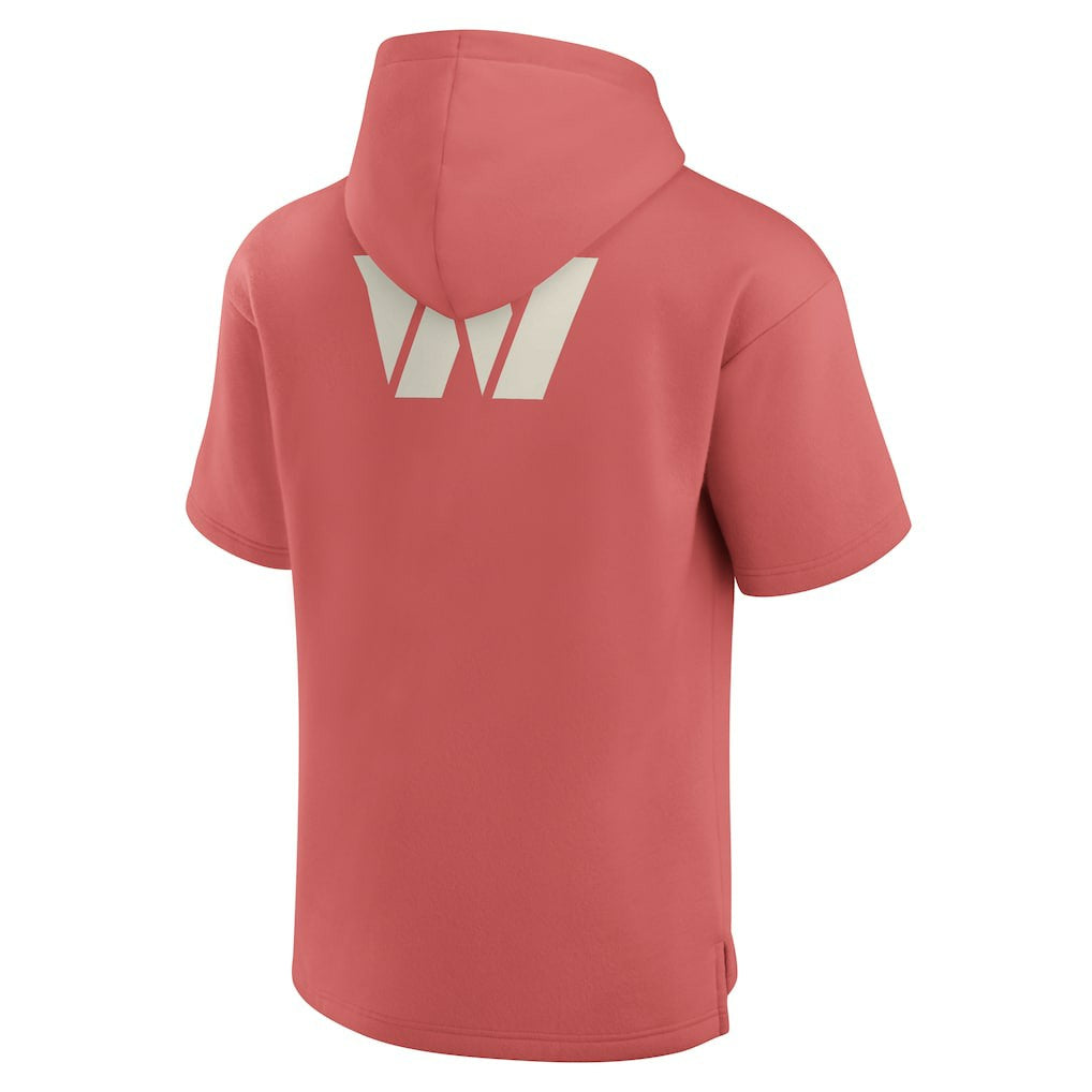 Washington Commanders Elements Future Ground Lettering Short Sleeve Pullover Hoodie Red - Fanatics