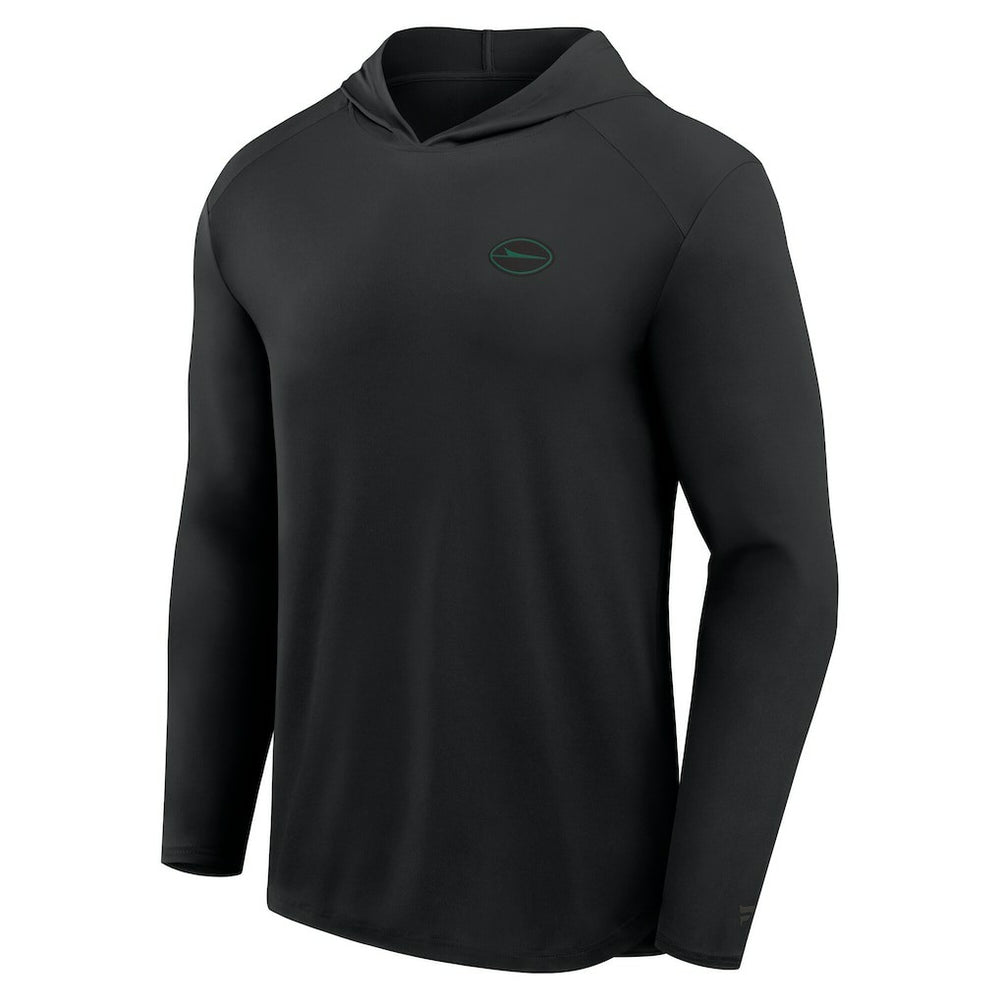 New York Jets Front Office Power Mono Long Sleeve Hoodie T-Shirt Black - Fanatics