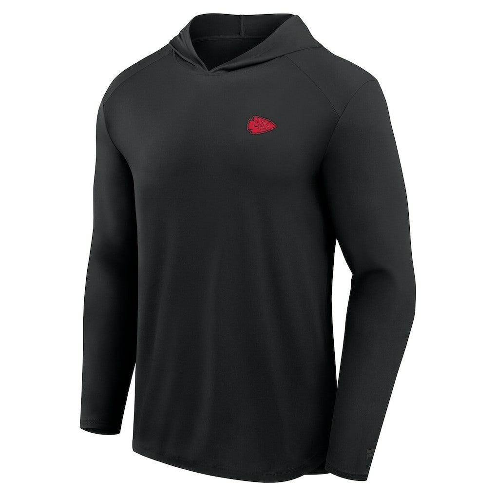 Kansas City Chiefs Front Office Power Mono Long Sleeve Hoodie T-Shirt Black - Fanatics