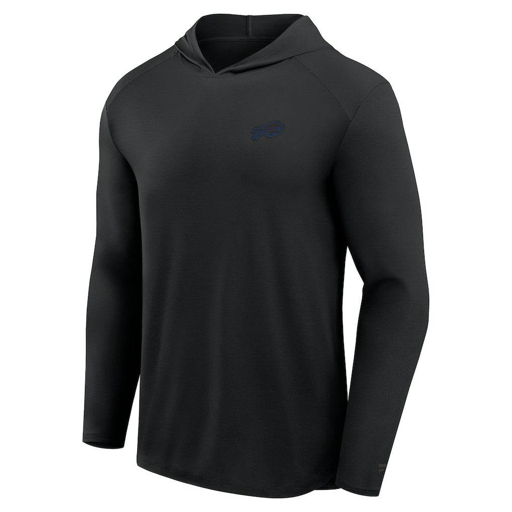 Buffalo Bills Front Office Power Mono Long Sleeve Hoodie T-Shirt Black - Fanatics