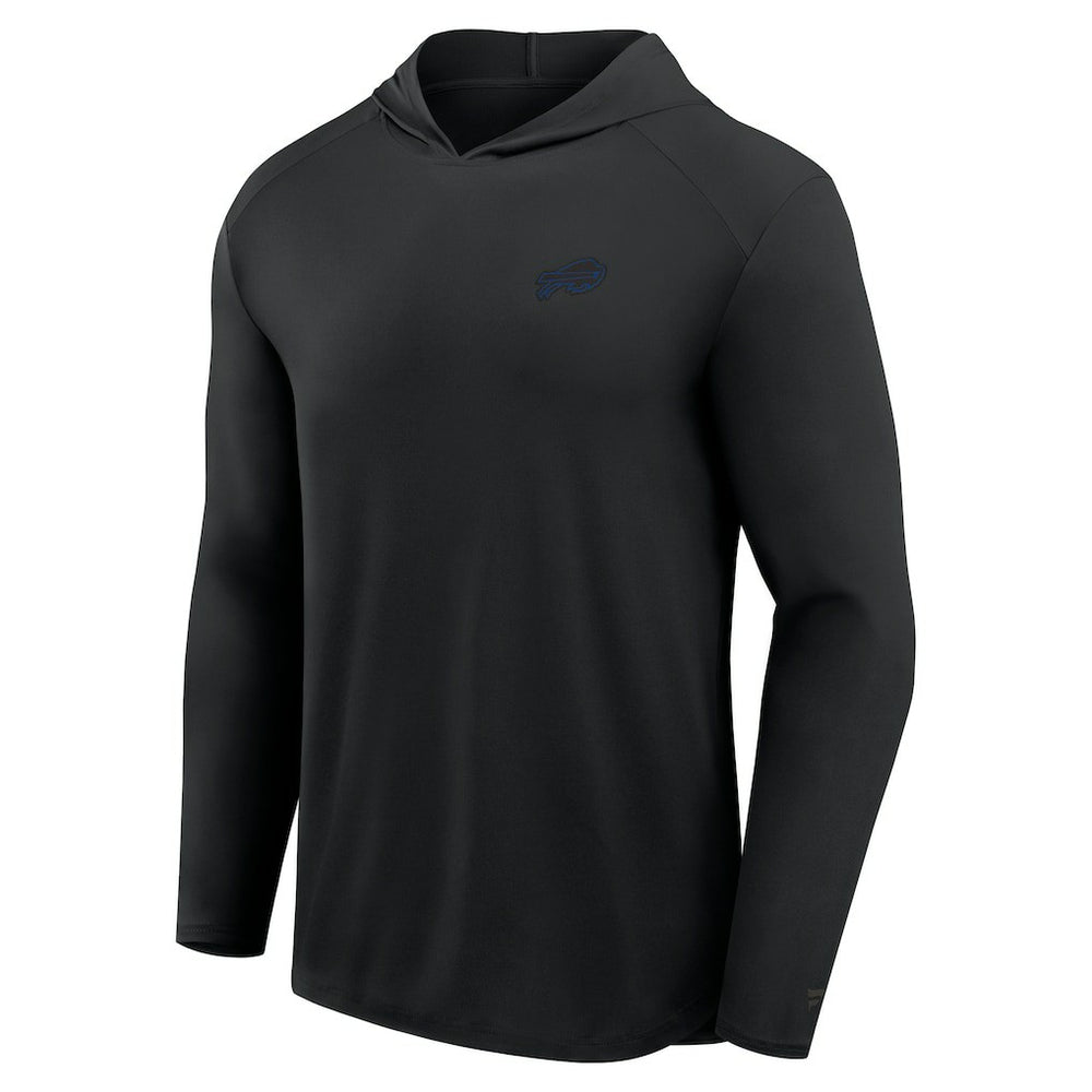 Buffalo Bills Front Office Power Mono Long Sleeve Hoodie T-Shirt Black - Fanatics