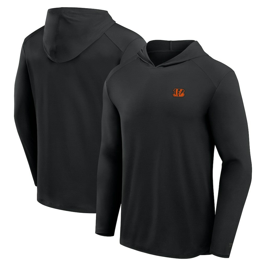 Cincinnati Bengals Front Office Power Mono Long Sleeve Hoodie T-Shirt Black - Fanatics