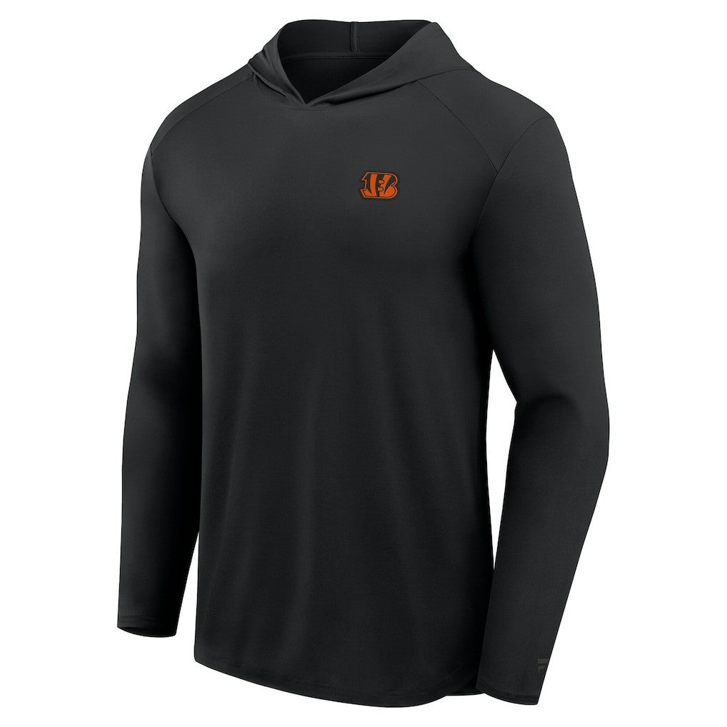 Cincinnati Bengals Front Office Power Mono Long Sleeve Hoodie T-Shirt Black - Fanatics