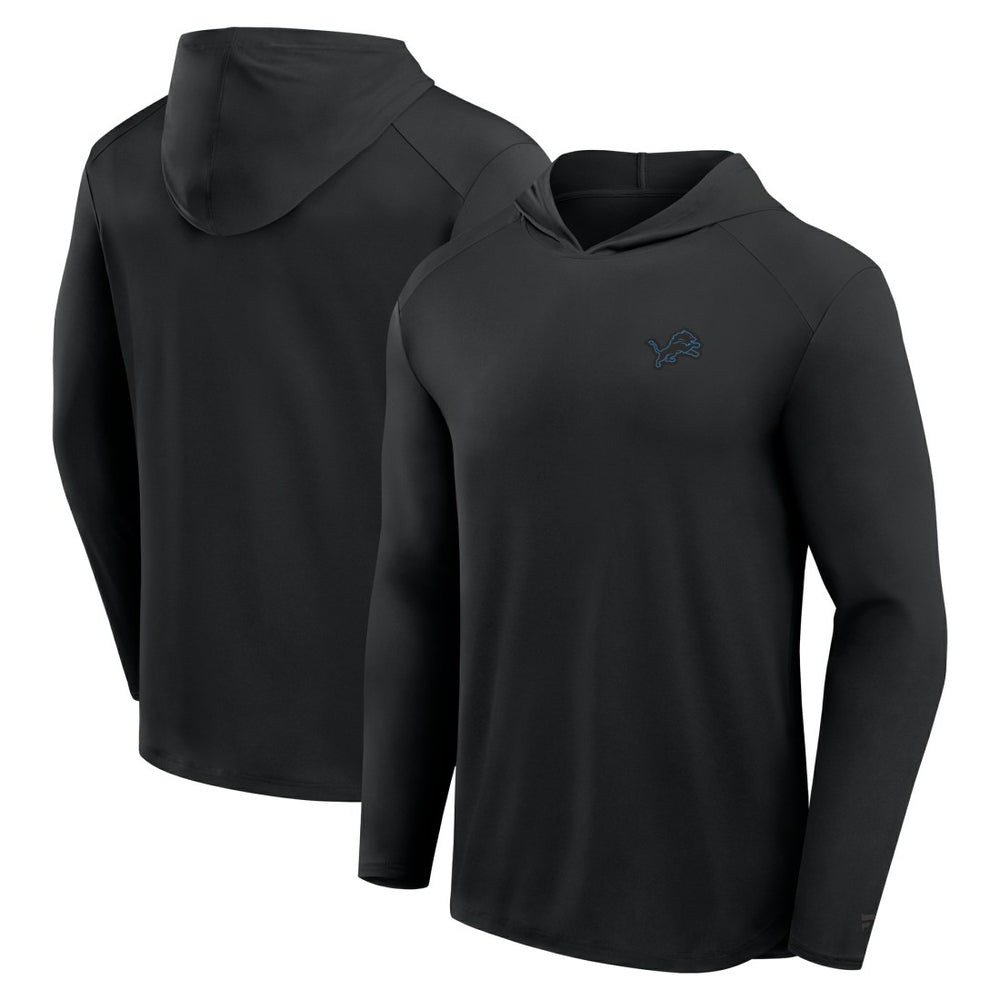 Detroit Lions Front Office Power Mono Long Sleeve Hoodie T-Shirt Black - Fanatics
