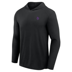 Minnesota Vikings Front Office Power Mono Long Sleeve Hoodie T-Shirt Black - Fanatics