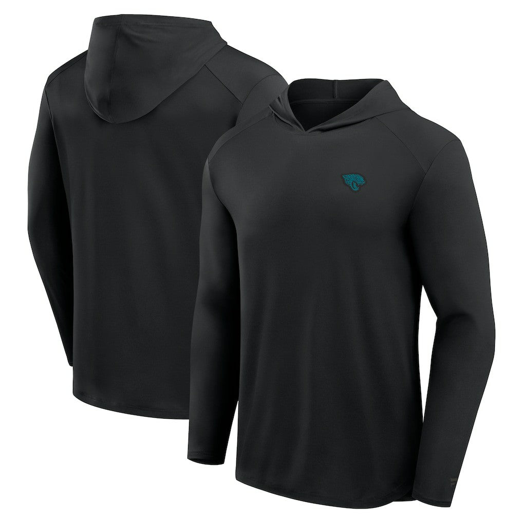 Jacksonville Jaguars Front Office Power Mono Long Sleeve Hoodie T-Shirt Black - Fanatics