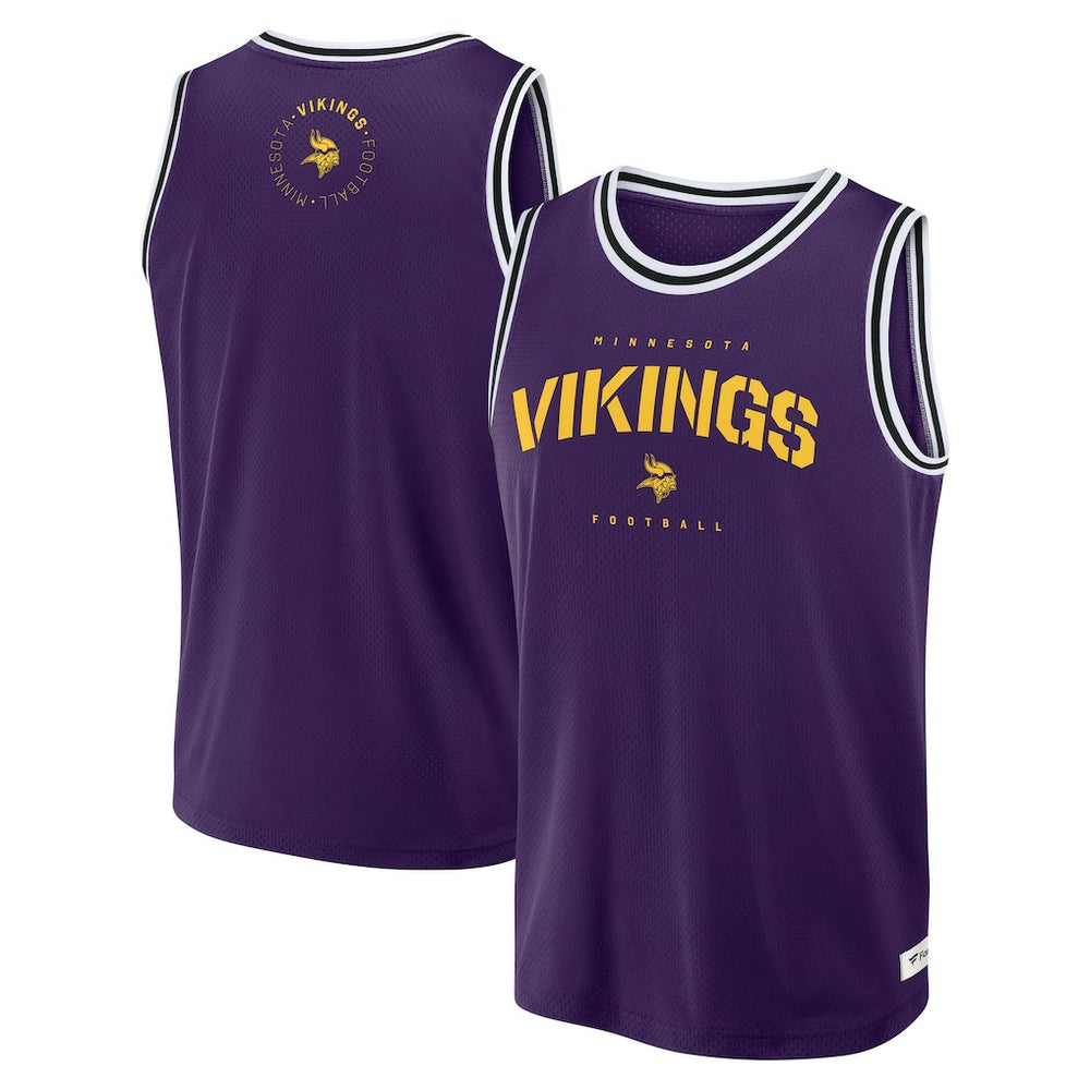 Minnesota Vikings Elements Future Ground Jersey Tank Top Purple - Fanatics