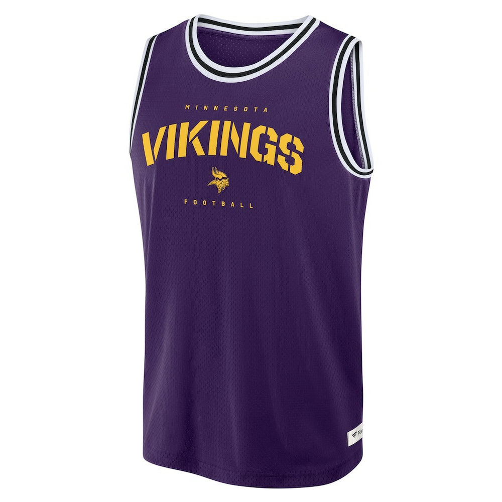 Minnesota Vikings Elements Future Ground Jersey Tank Top Purple - Fanatics