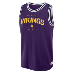 Minnesota Vikings Elements Future Ground Jersey Tank Top Purple - Fanatics