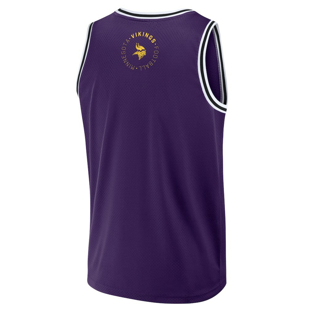 Minnesota Vikings Elements Future Ground Jersey Tank Top Purple - Fanatics