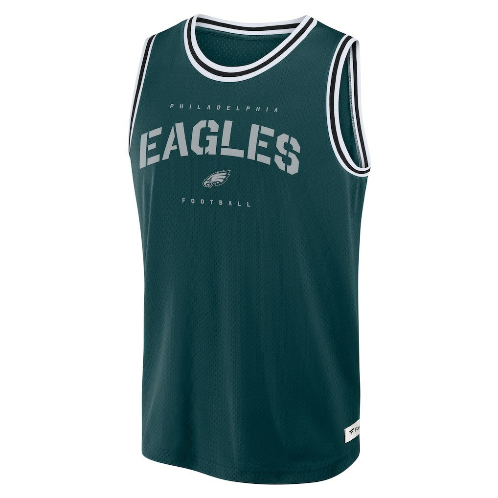 Philadelphia Eagles Elements Future Ground Jersey Tank Top Midnight Green - Fanatics