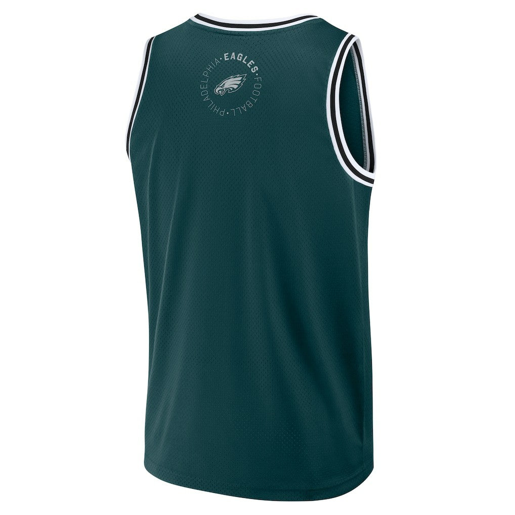 Philadelphia Eagles Elements Future Ground Jersey Tank Top Midnight Green - Fanatics