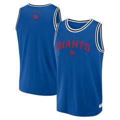 New York Giants Elements Future Ground Jersey Tank Top Royal - Fanatics