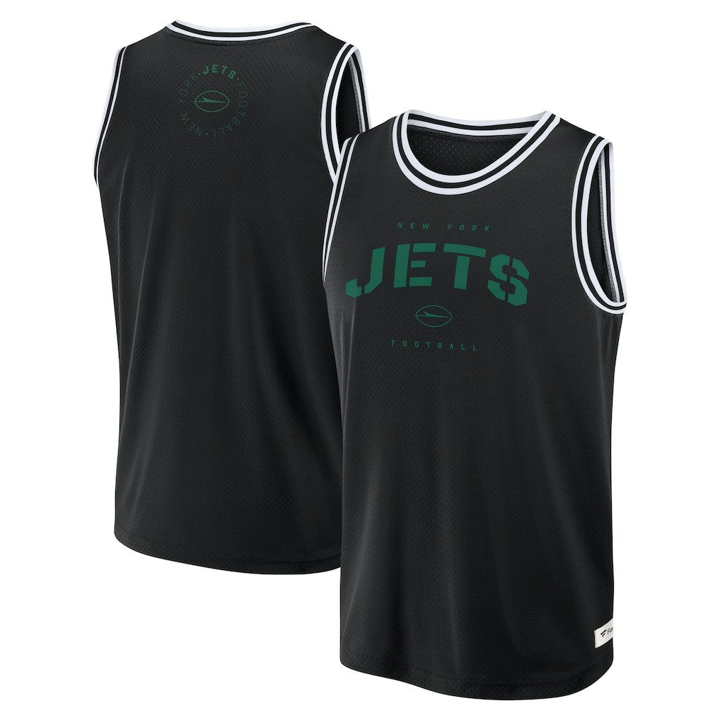 New York Jets Elements Future Ground Jersey Tank Top Black - Fanatics